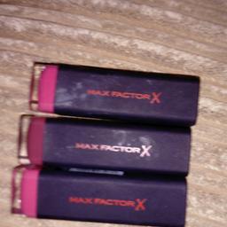 Max factor X matte brand new lipstick 💄 rose x 2, mauve x1. £4.50 each or the 3 for £10