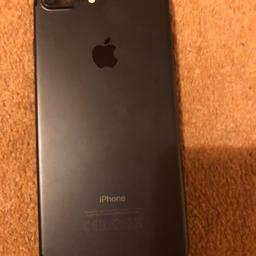 For sale iPhone 7 Plus black, 32gb storage. No scratches or dents. Unlocked to any network, updated to latest iOS. Just handset no accessories.