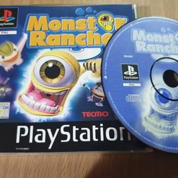 Monster Rancher

Rare PlayStation 1 game.

Game & Case are both in good condition.

Manual not included.