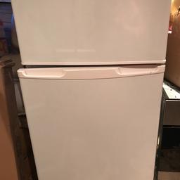 White large fridge small freezer 
57 inch’s tall
22 inch’s wide
Good clean condition 
Working order