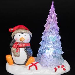 Acrylic Led colour changing Icy tree With Penguin
Batteries Included
⭐️ Offer Buy penguin and snowman save £2.50 ⭐️