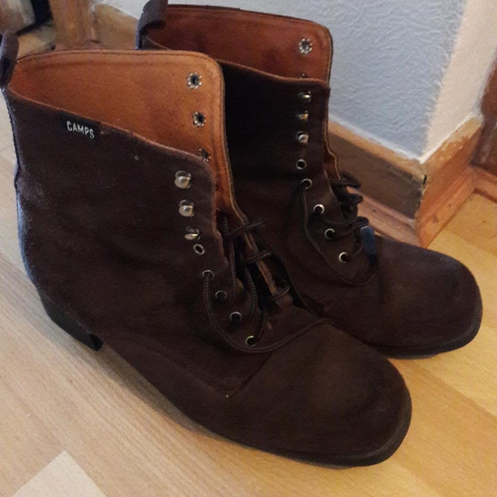 brown lace up boots size 38