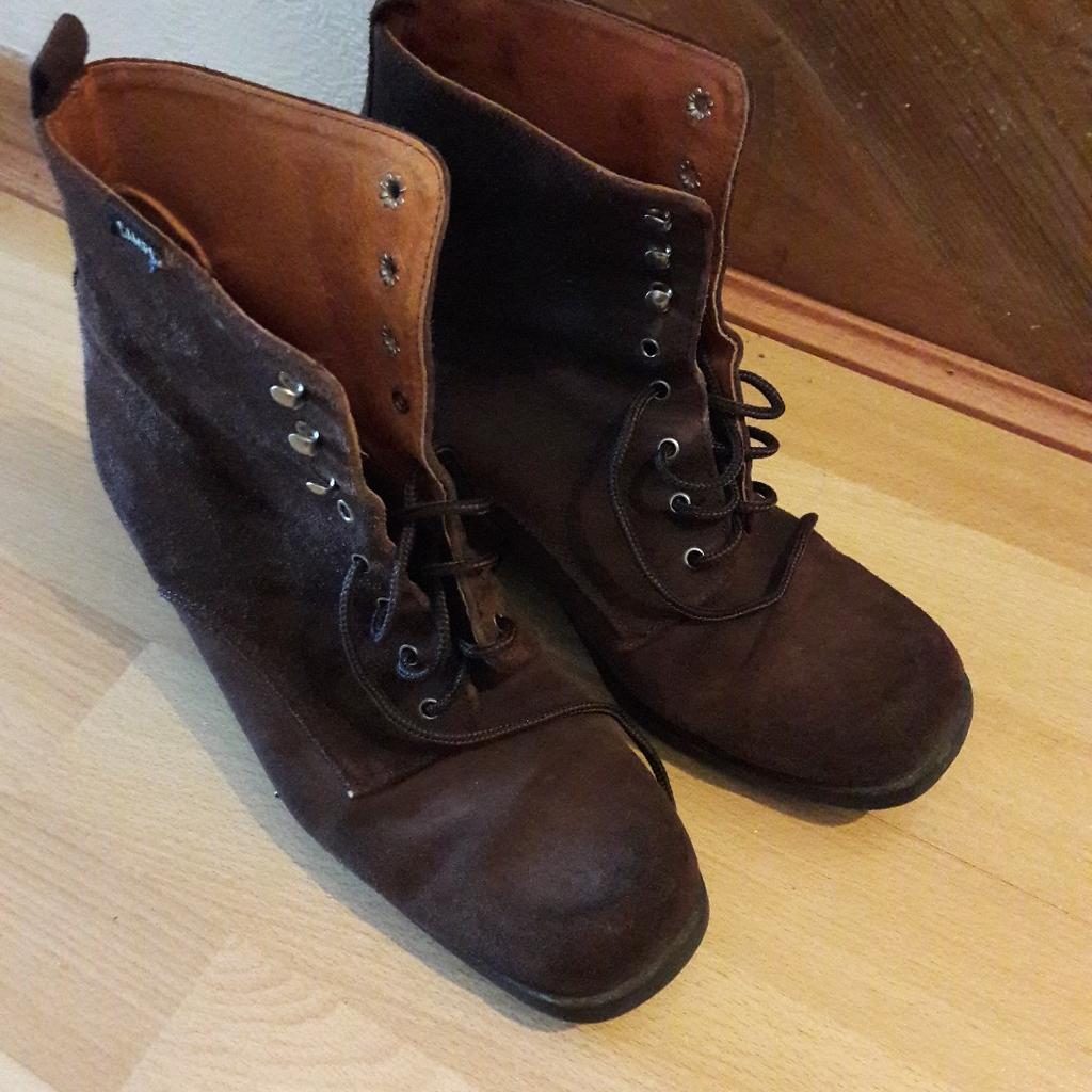 brown lace up boots size 38