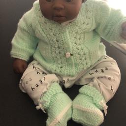 Black baby doll 16inches soft body excellent condition