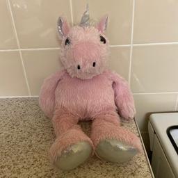 Chad valley designa bear unicorn has been well used but has plenty of life left, she’s just been washed . 
Collection in Sidcup