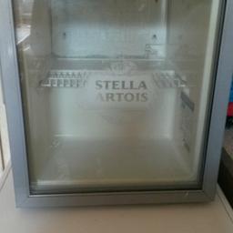 Stella artois fridge for sale. has been used but in good condition few minor marks on top but doesn't affect use.

buyer must be able to collect!
