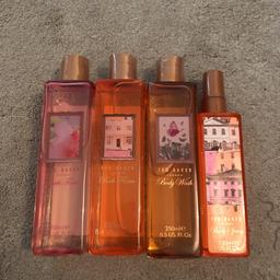 Ted Baker toiletries, two bath foams, one body wash and a body spray. Never been opened still sealed.