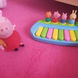 peppa pig piano and teddy