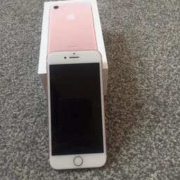Apple iPhone 7
32GB
Rose Gold
Unlocked to any network
Comes boxed.

Collection only ST4.