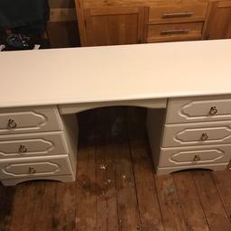 White, ex condition. (Have 2 bedside cabinets also to match).