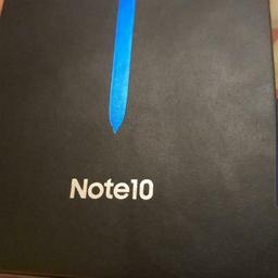 Verkaufe hier mein 4 Wochen altes Samsung Galaxy Note 10. Wie Neu Habe es vom ersten Tag an mit Folie,etc geschützt
Mit Ovp und Garantienachweis