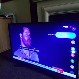 LG 43UJ634V 43" Inch LED TV 4K Ultra HD Smart TV Wi-Fi With Freeview -
fully working order but screen is Blue 
sold as seen 
No offer please