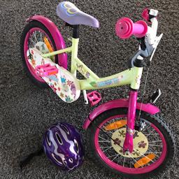 Kaum benutztes Mädchen Fahrrad inkl. Mädchen Fahrradhelm!
Top Zustand! Ideal für Mädchen zwischen 3 - 6 Jahre!