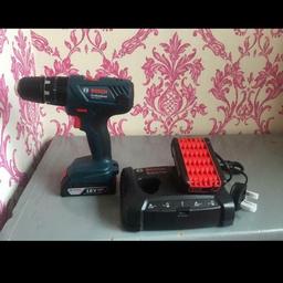 bosch drill Good condition got two batteries and comes with charger
