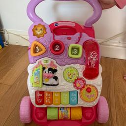Baby walker in excellent condition. Hardly been used. Comes with phone. Collection Newton-Le-Willows