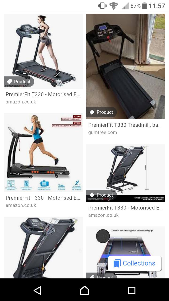 Premier Fit T330 motorised electric treadmill in WC1X London for