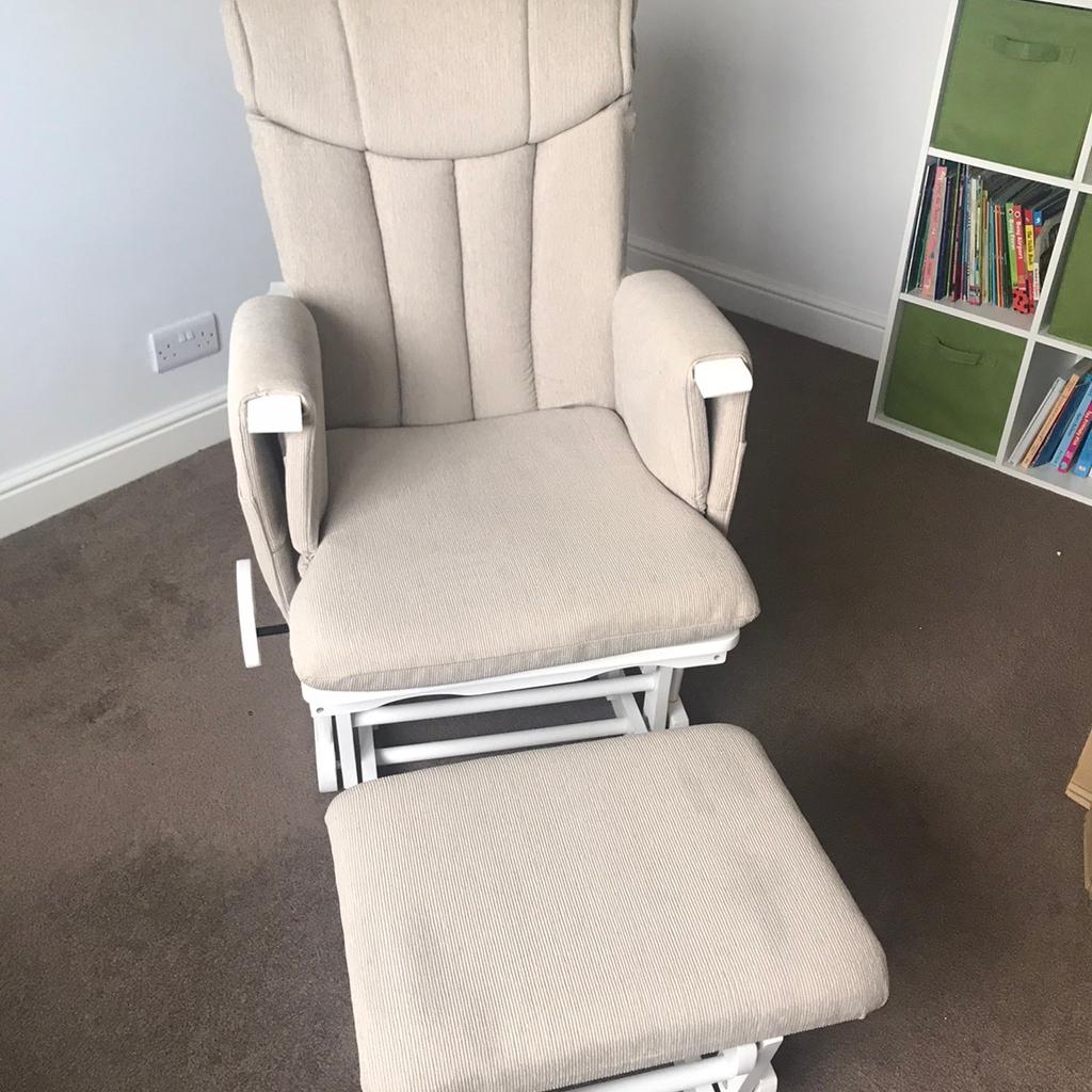 Glider Nursing Chair and Stool Kub in DE22 Derby for 60.00 for