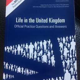 Life in the UK Official Practice Questions & Answers book 2014. Very good condition
Free postage