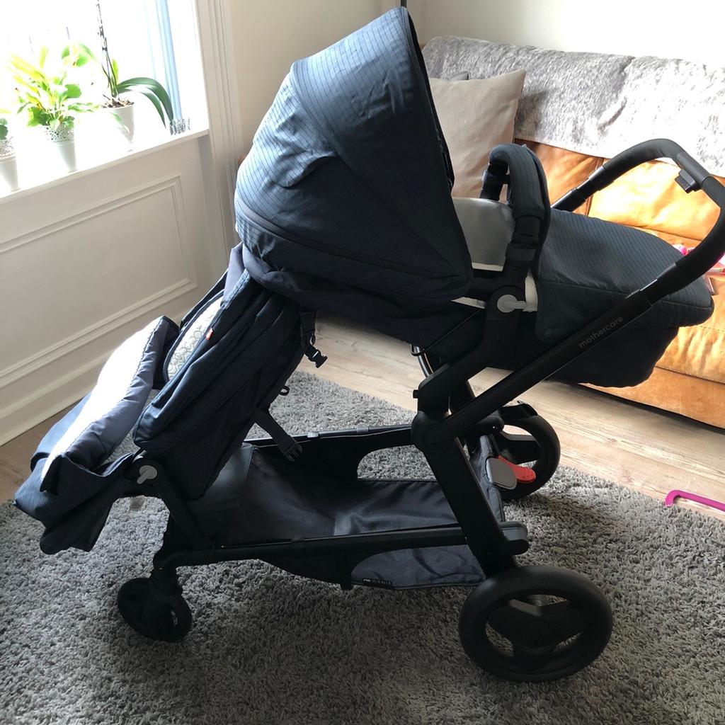 Mothercare double pram genie online