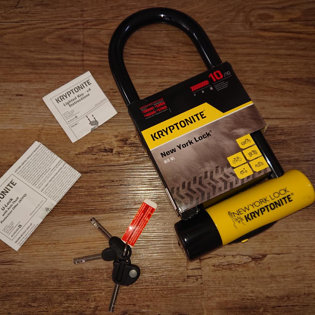 New kryptonite New York Lock M18+Used cable in SE13 London für £ 55,00 ...