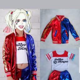 brand new never opened.
harley quinn outfit.
size 7 to 8...
ordered 2 same size by mistake.
paid £15 sell for £10