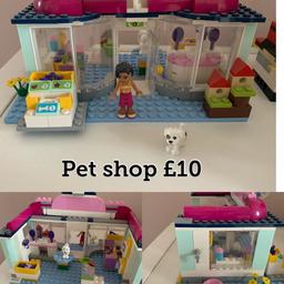 Lego friends and Disney Lego....do have them on here separately but last few sets so thought I’d do a bundle at a smaller price as really need them out the way :) 
Excellent condition but no box or books hence the price
