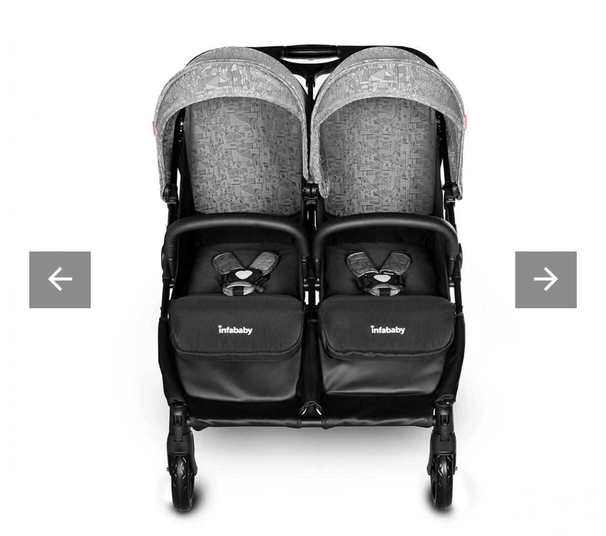 Infababy duo store elite double buggy