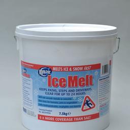 £15 per 7.5kg tub or 2x for £25 cheaper prices on bulk purchases!

With winter coming this is essential for the home and workplace to prevent accidents

Magic Ice Melt Granules are slow dissolving Granule Prills that react with Ice to melt it to promote easy removal or can be laid to prevent Ice Forming.

Rapid Action – Rapidly and effectively de-ices frozen surfaces immediately on contact by releasing energy in the form of heat.

Preventative – Can be used as a preventative against frost