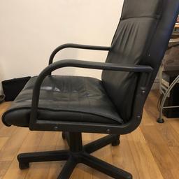 I have a free adjustable black office chair with armrests. It is used but in reasonable condition. Pickup from south harrow