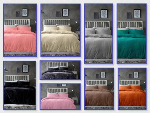 Buy & Sell Greater Manchester Salford - Photos for TEDDY FLEECE POPCORN KING DUVET SETS