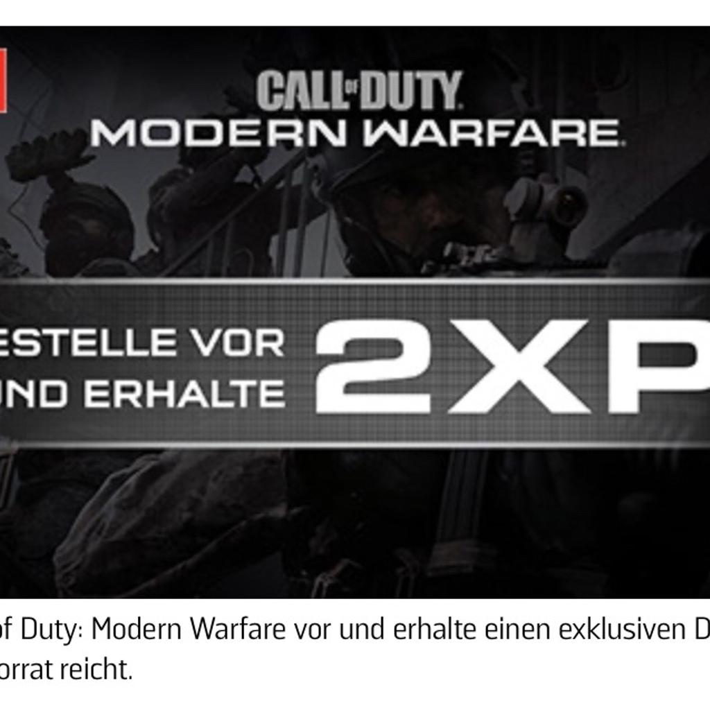 Call of Duty Modern Warfare 2x XP Code in 41363 Jüchen for €4.00 for