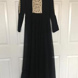 Beautiful Asian 2 maxi dresses with nice lace on front back and sleaves worn only few times will accept 8£ for both 52"length clothes clothing