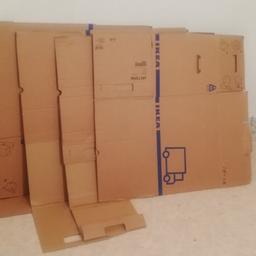 5 umzugskartons von Ikea, einmal benutzt, guter Zustand