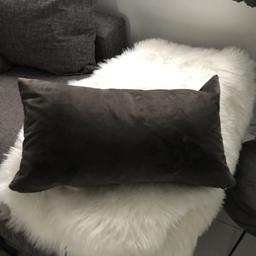 Dark brown long cushion