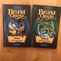 Sehr gut erhaltene Kinderbücher aus der Serie „Beast Quest“ Band 1+2. Nichtraucherhaushalt.
Hardcover - Verlag Loewe
Einzelpreis 3,50€
Gesamtverkauf 6,00€