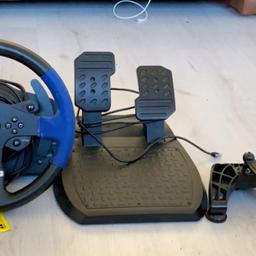 THRUSTMASTER T150 R5 Pro Wheel - Black & Blue
PlayStation 4 accessorie which is Very fun to use, it’s In good condition and only been used a few times. rrp 180.