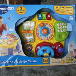 Kids activity table, comes with original packaging