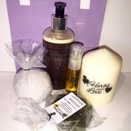 Start your skin care journey with this bag or gift it
to a friend of loved one.

It has 4 Organic homemade products inside:
-Moringa Papaya Face Soap
-Orange & Rapeseed Healing Oil
-Lavender Bath Soap
-Lavender Bath Bomb
& 1 Meditation Candle

The ingredients in these products helps to reduce scars, blemishes, lightens complexion, treat acne prone skin, clean sensitive skin, moisturise & hydrate the skin/face in cold temperatures and the lavender products will help you relax and distress.