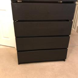 Bottom drawer a bit stiff and two in-between drawer slots off as shown in pic (not really noticeable) hence price.

Collection ASAP.