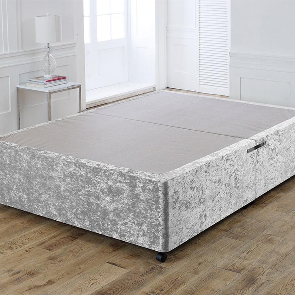 NEW!! Crushed Velvet Double Divan Bed in NW7 3SA London for £89.00 for