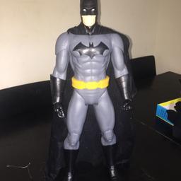Batman figure of 40 cm tall general signs of wear and tear cape has slight rip nothing a child would notice.