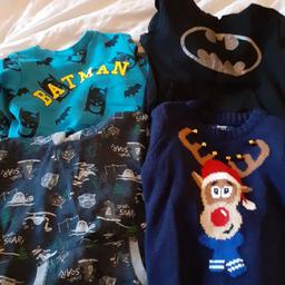 4 boys jumpers age 4-5