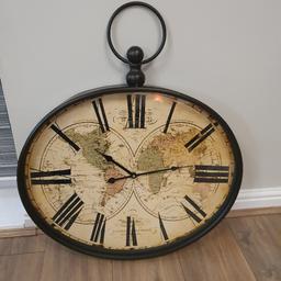 large wall clock. brand new in original packaging never been used.
***collection only ***
22.5 inch wide / height 26 inches