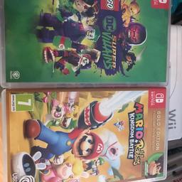 DC super villains and Mario Rabbids.
Both 20 each. Can deliver if local.