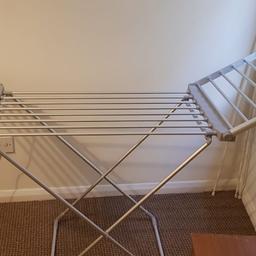 Heated clothes drying rack
Foldable
Hardly used, used for one week only
Purchased as a temporary solution
Original price £36.99
Collection from Colchester CO2 7EE
Free local delivery available 
Interested? Message or call 07547 612 691
NO OFFERS!