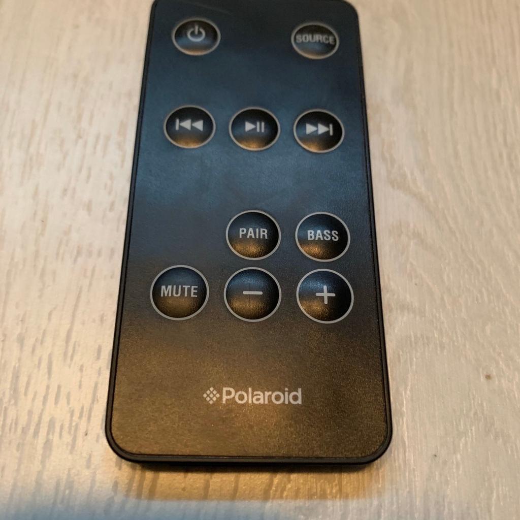 Polaroid store soundbar remote