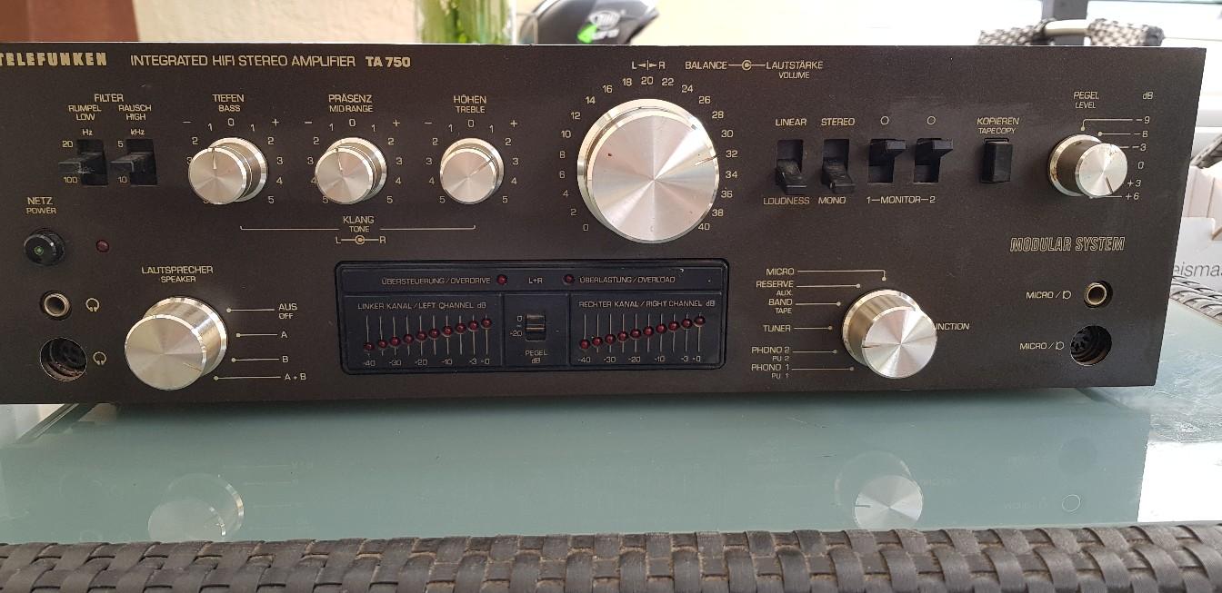 Telefunken TA750 Verstärker/ retro in 67316 Carlsberg für 50,00 € zum ...