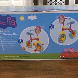 My First Peppa Pig Bike
2 Years+
Never used, still in box. (Slight hole in box - picture shown)
Collection from SE18, can deliver to near by addresses so please ask