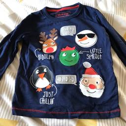 Blue Zoo festive long sleeved top in excellent condition. Collection only from smoke and pet free home, Studley.