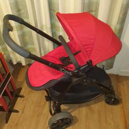 selling icandy strawberry brought it the other day but my son is to big for it its in good condition just got a few marks on the wheels and the frame but everything else is in good condition comes with rain cover faces both ways its a really nice pram collect only from winyates 